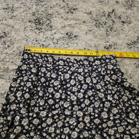 Vintage Worthington Pleated Maxi Skirt Floral Womens 14 Cottage Core Festival - Picture 4 of 5